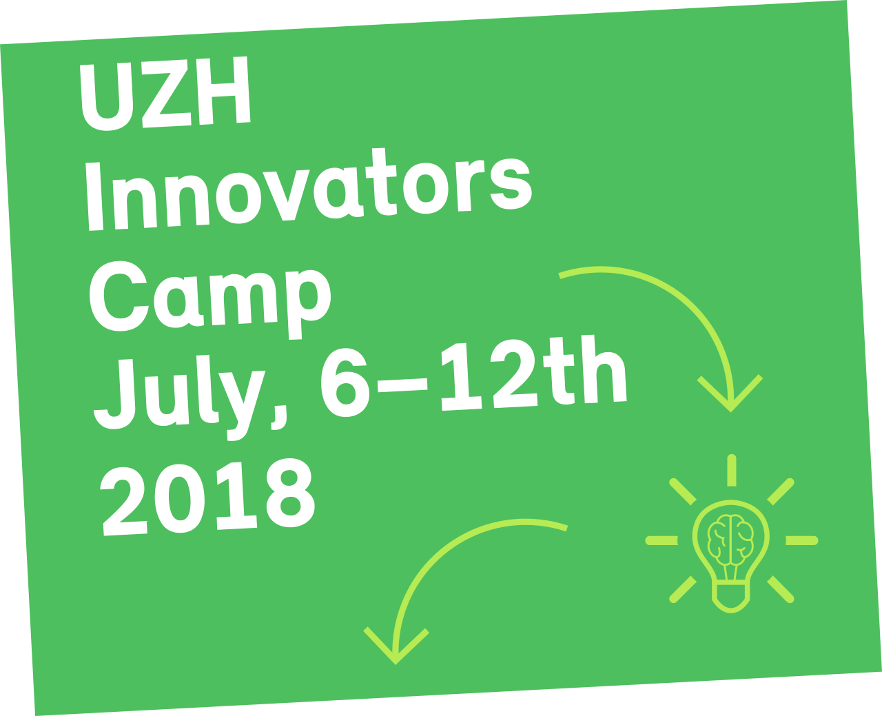 UZH Innovators Camp July 2018
